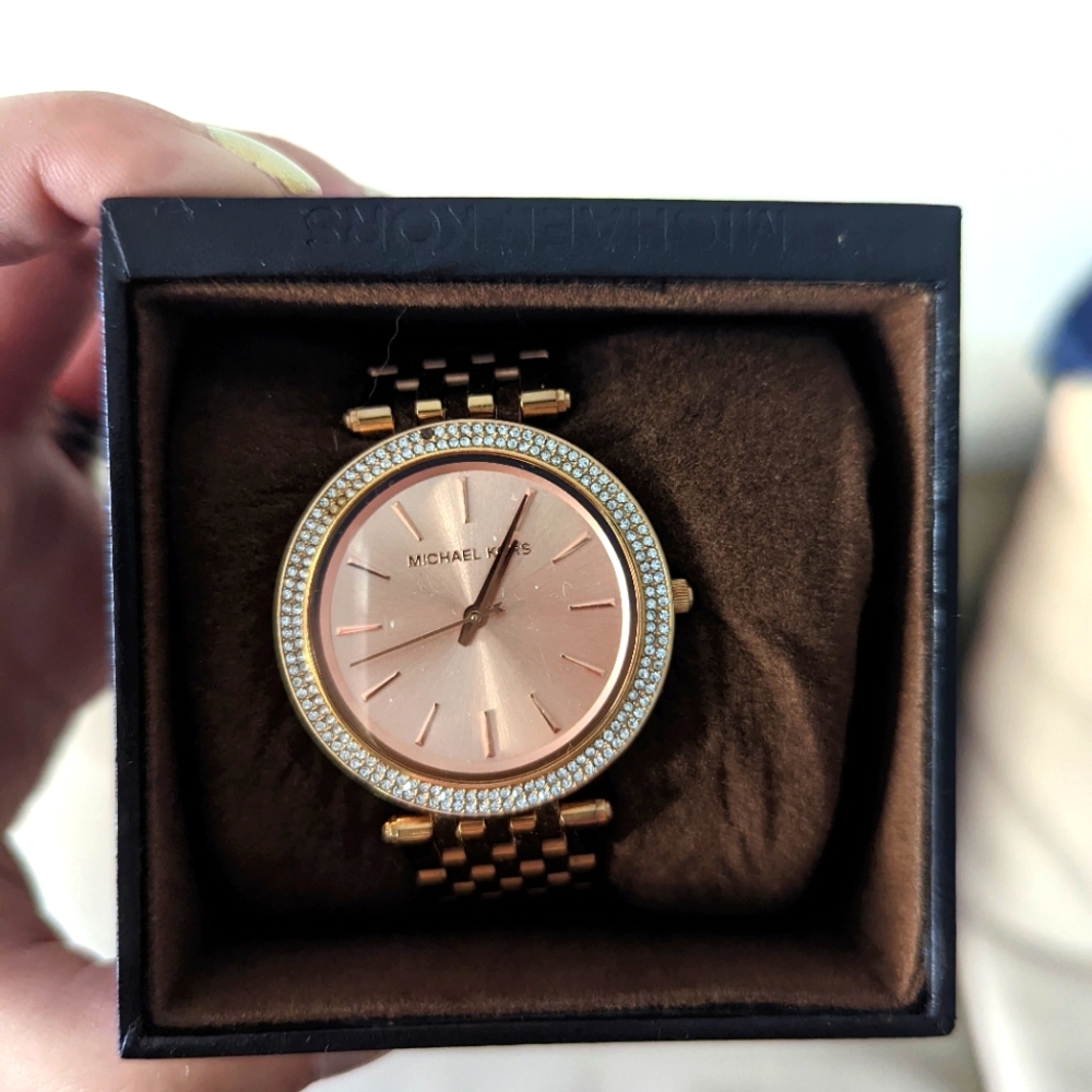 Rose Gold Michael Kor Darsi Watch